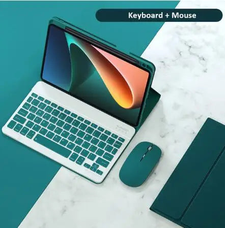 Kabellose Tastatur mit Maus für iPad Hülle