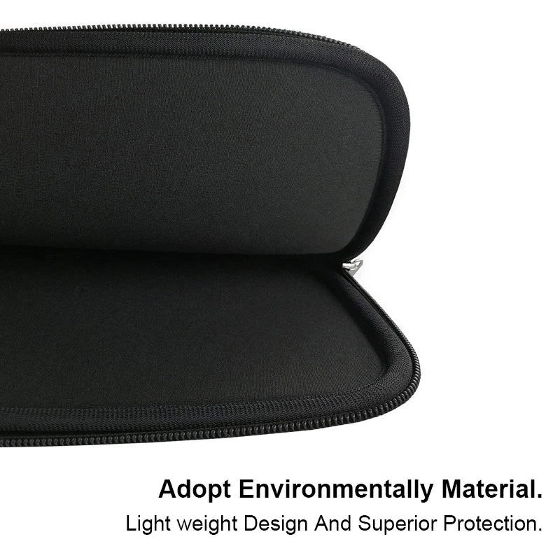 Schwarze Laptop-Hülle 11–15,6 Zoll