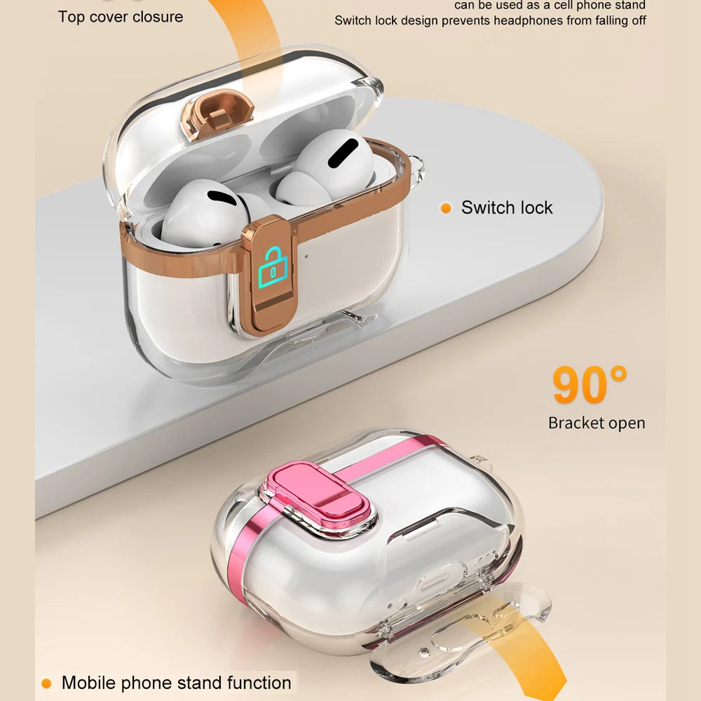 Transparente Stoßfeste Schutzhülle für AirPods Pro 3