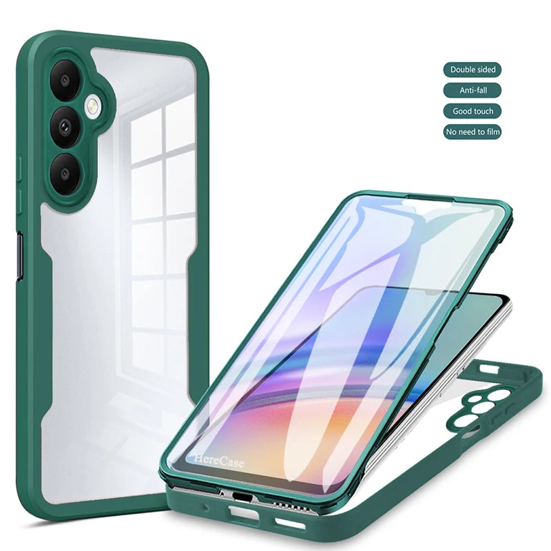 360° Hülle mit Displayschutz für Galaxy A-Serie