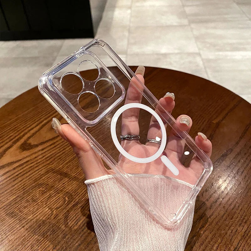 Transparente Magsafe Hülle Xiaomi 14 13 12 Pro