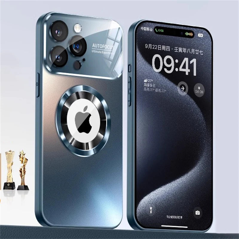 Luxus Matte Magnetische Hülle für iPhone 17