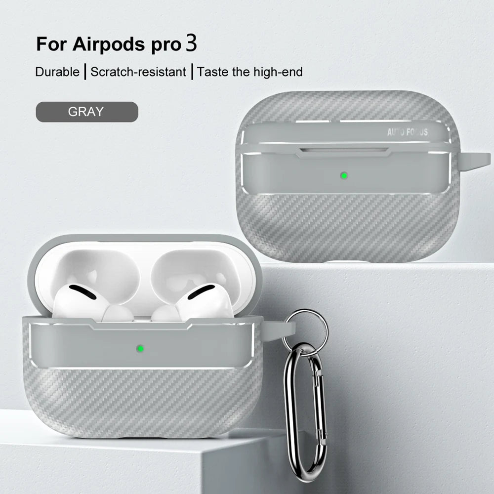 Stoßfeste Kohlefaser Hülle für AirPods Pro 3