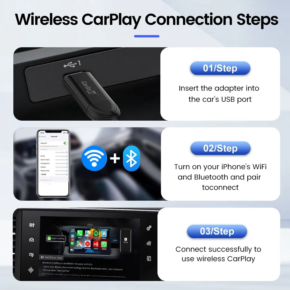 Carlinkit Wireless CarPlay Adapter MINI SE
