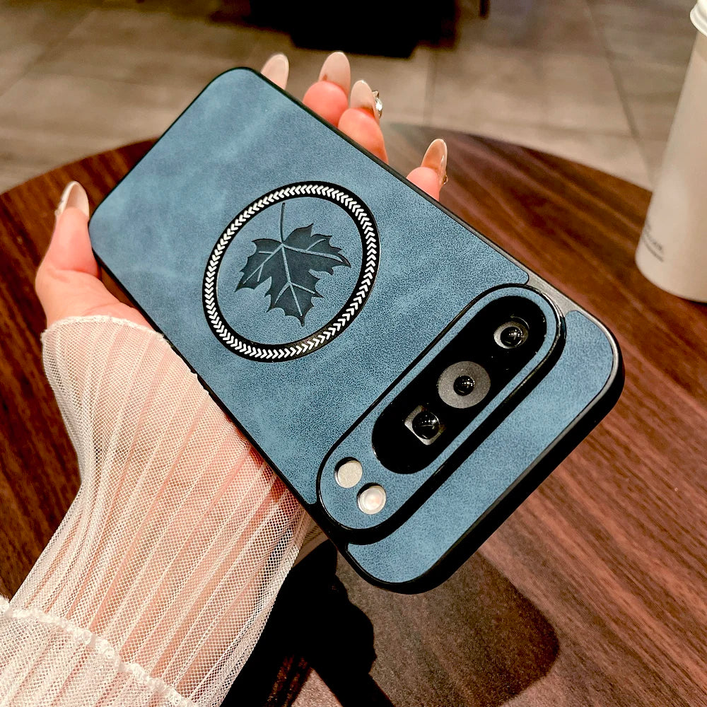 Luxury faux leather case for Pixel 9 or 8 Pro XL