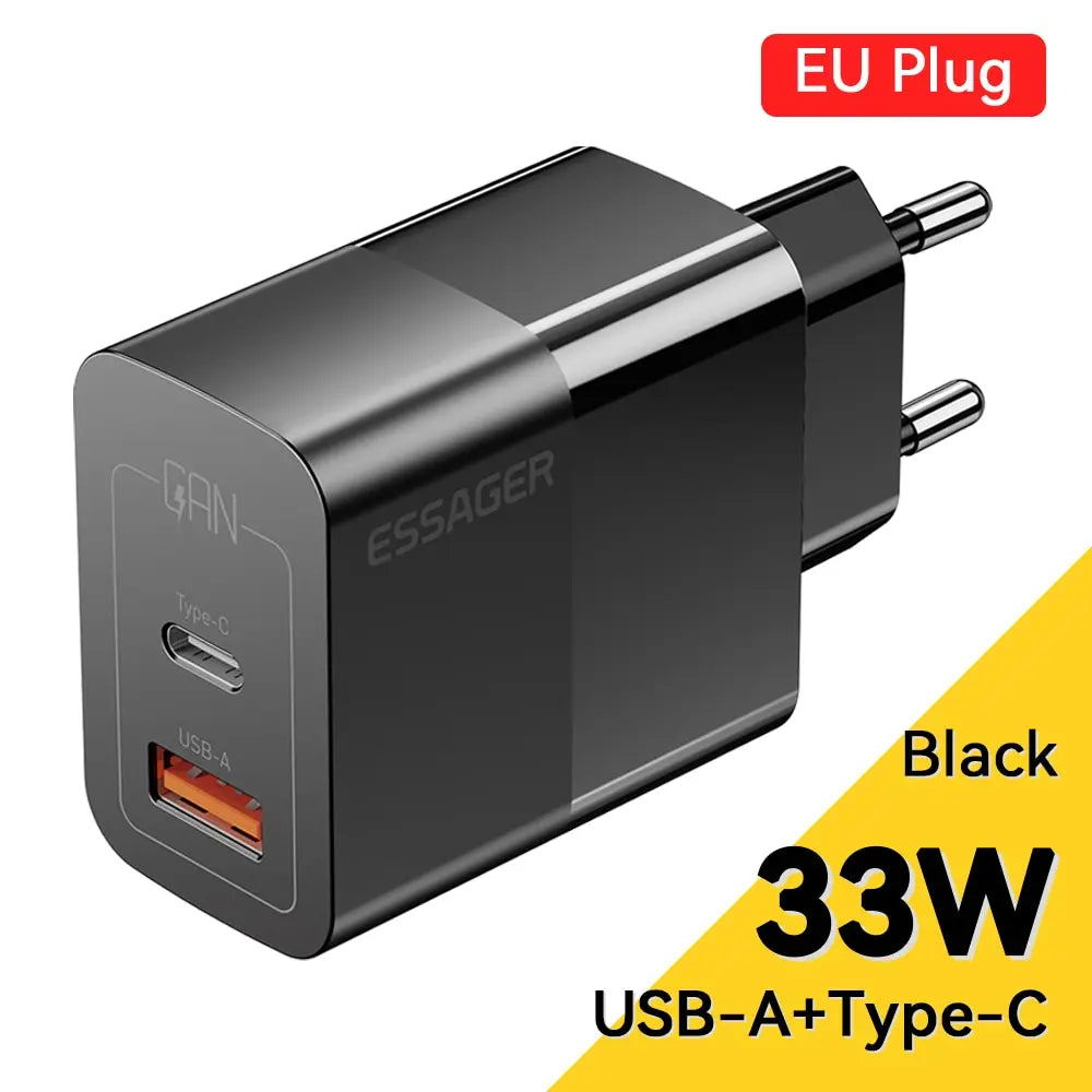Essager 33W USB-C GAN Schnellladegerät