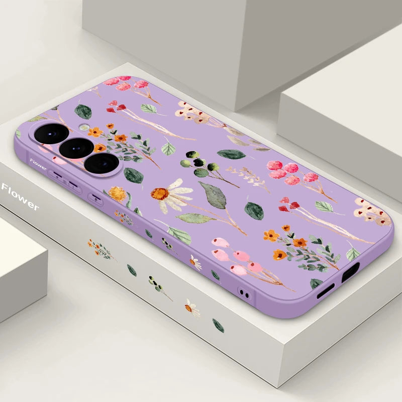 Luxus Blumenhülle mit Band Samsung