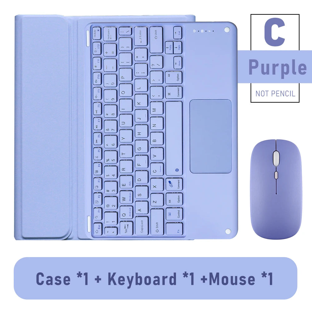 Kabellose Tastatur & Maus für iPad Hülle