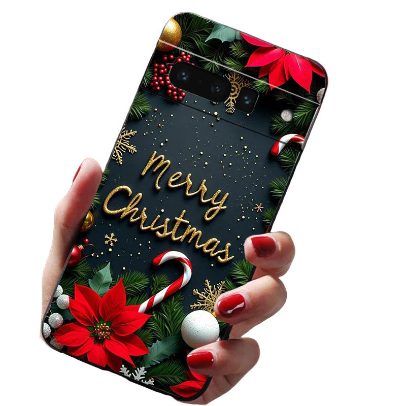 Christmas TPU case for Google Pixel 8, 9 & 10