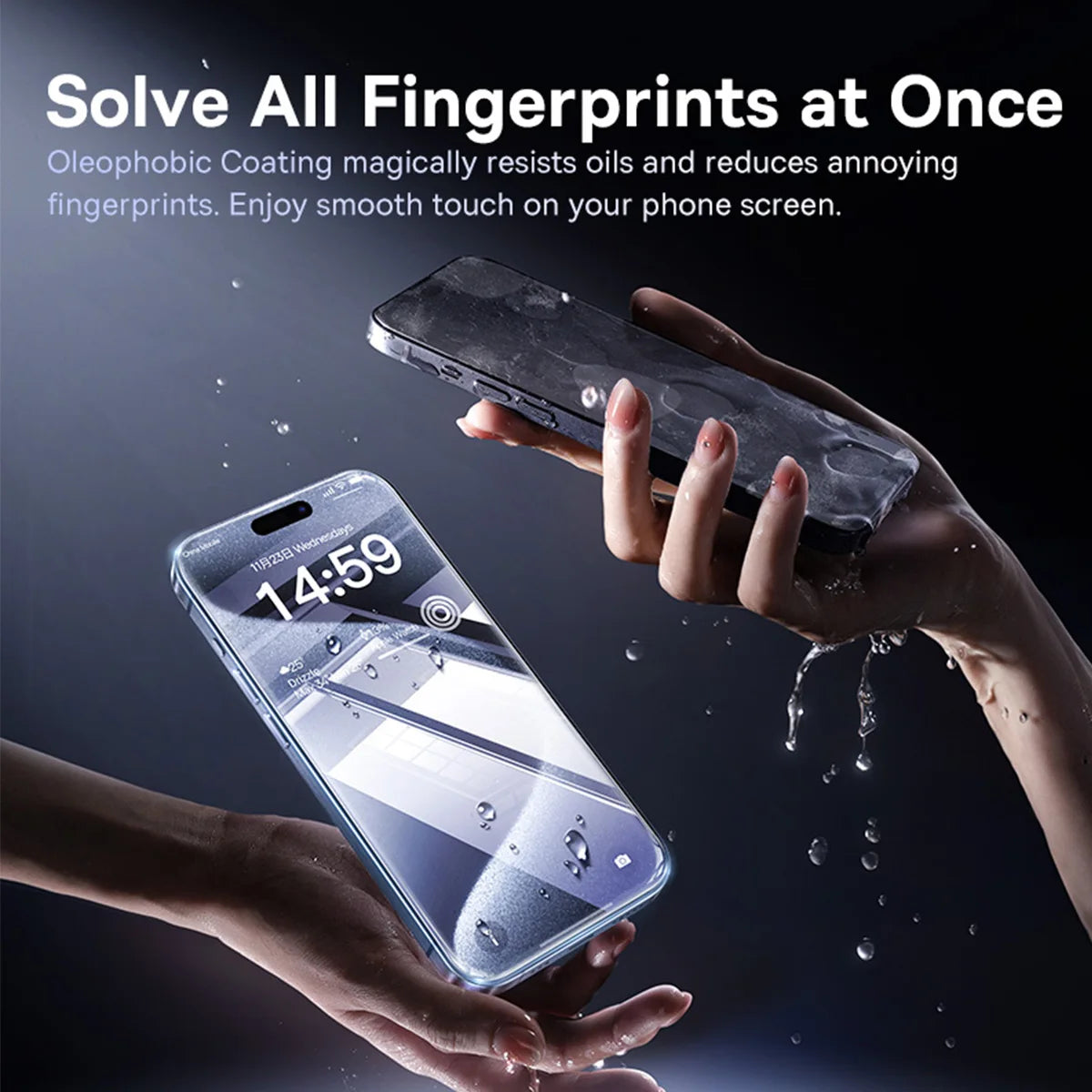 Baseus Displayschutz iPhone Klar