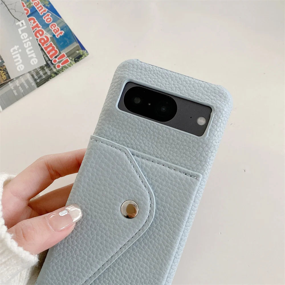 Crossbody Lederhülle für Google Pixel 8 Pro