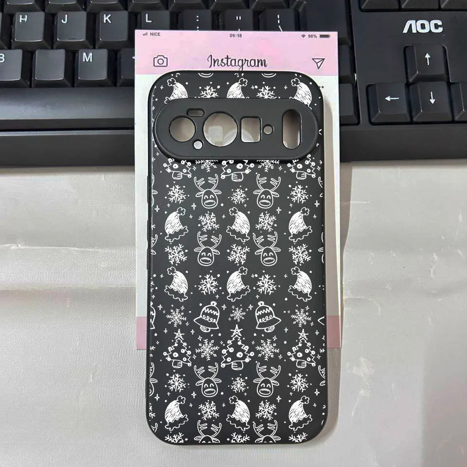 Cute Winter Snowflake Phone Case for Google Pixel 10 9 8