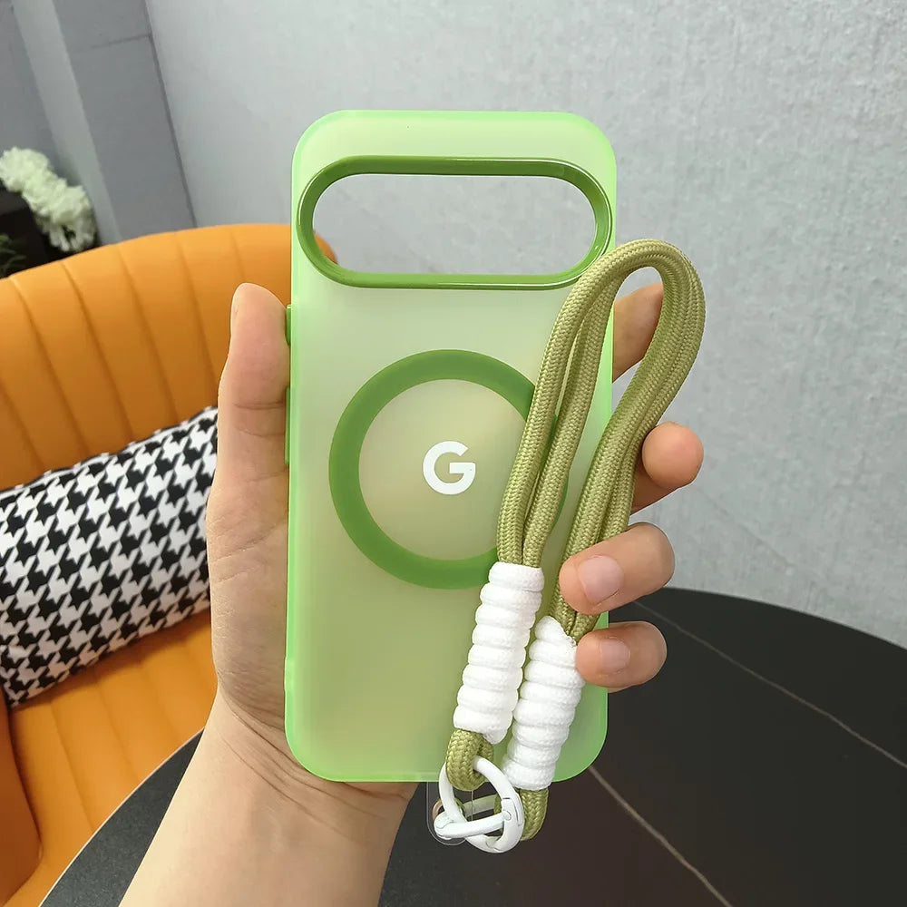 Mattierte transparente Handyhülle mit Band