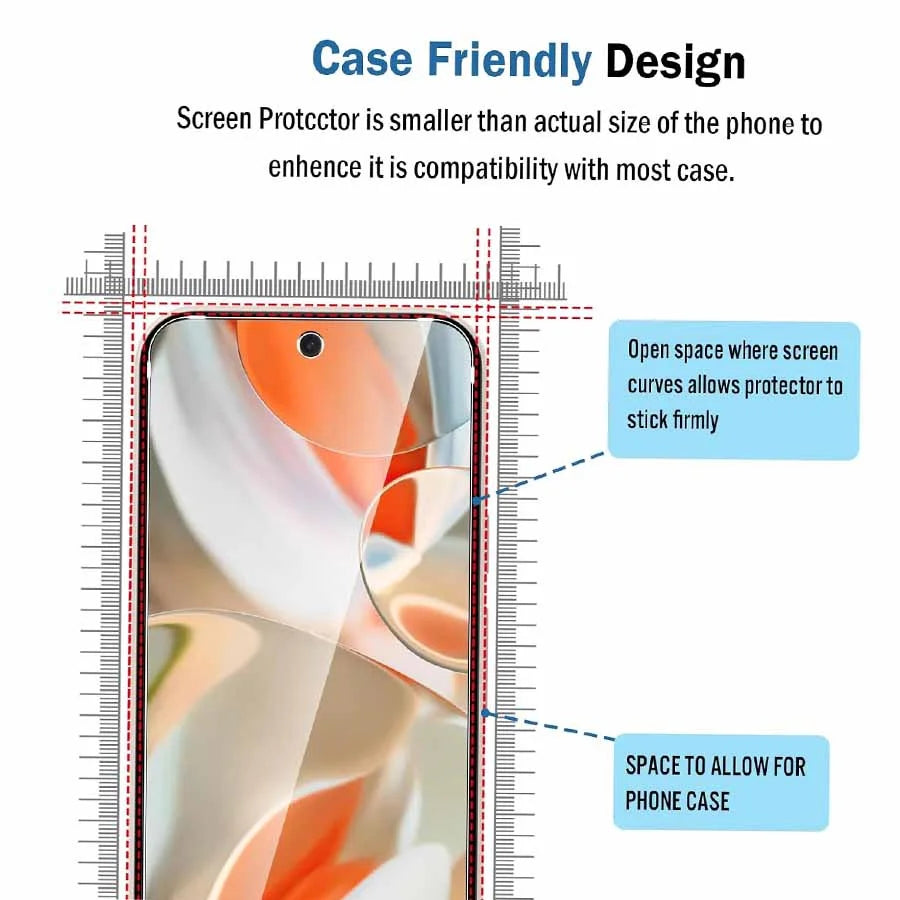 2-pack tempered glass screen protectors for Google Pixel models