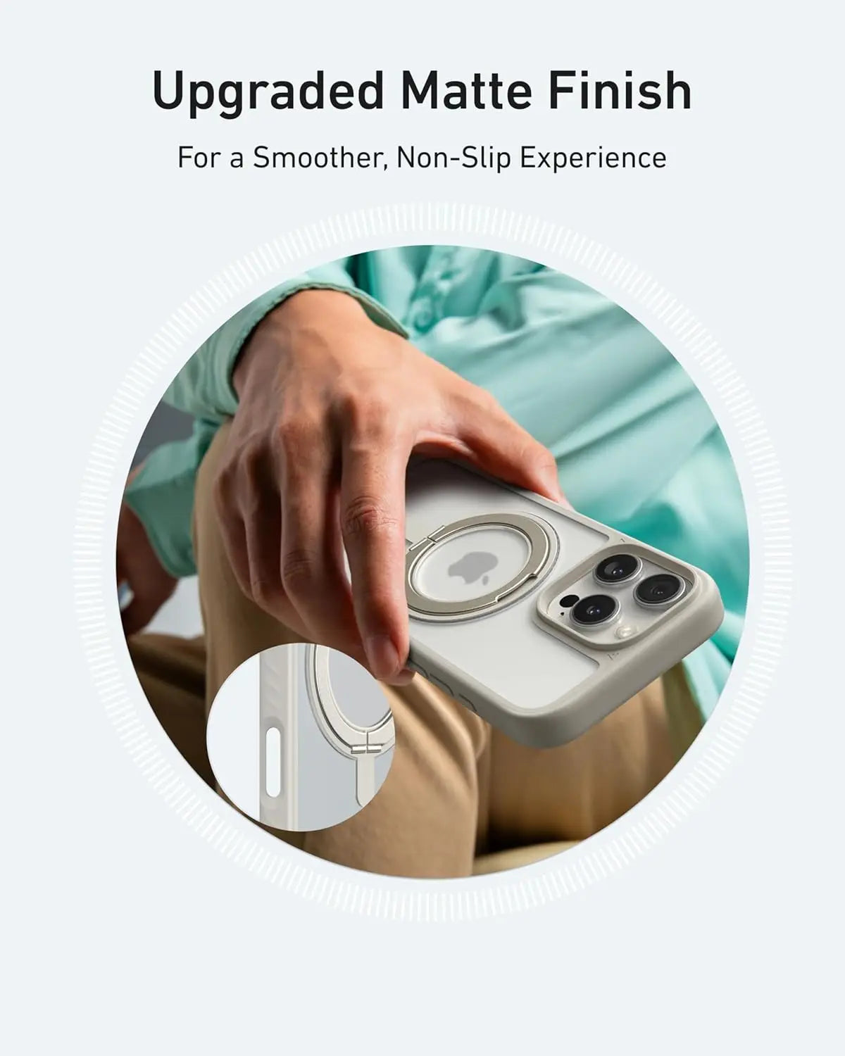 Ultra Magnet Hülle mit Ring für iPhone 16