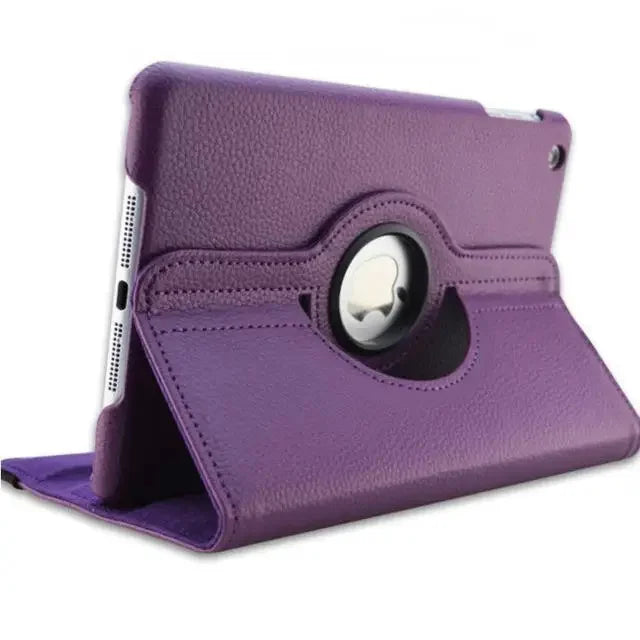 Rotating iPad case with stand function