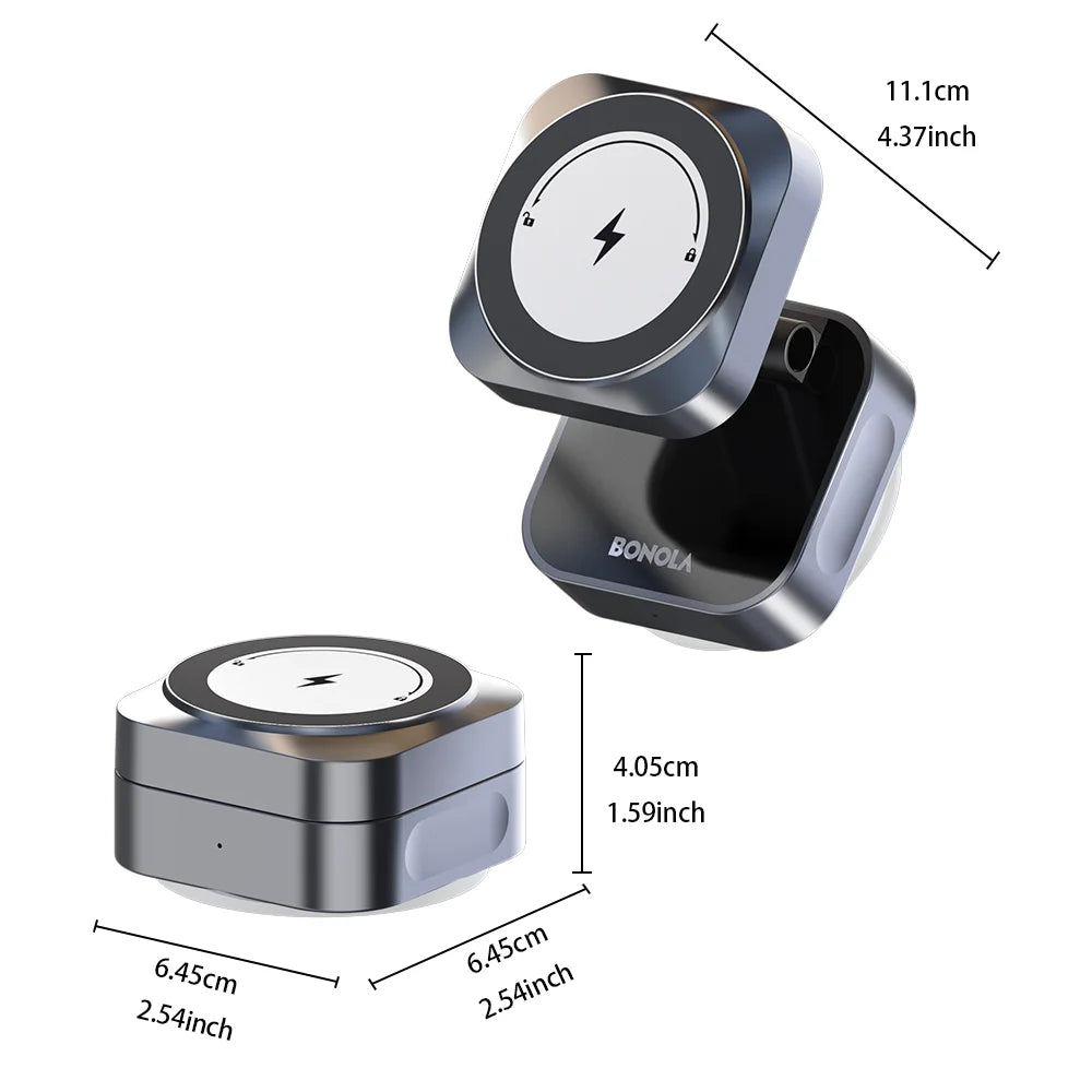 15W Magnetisches Auto-Ladepad