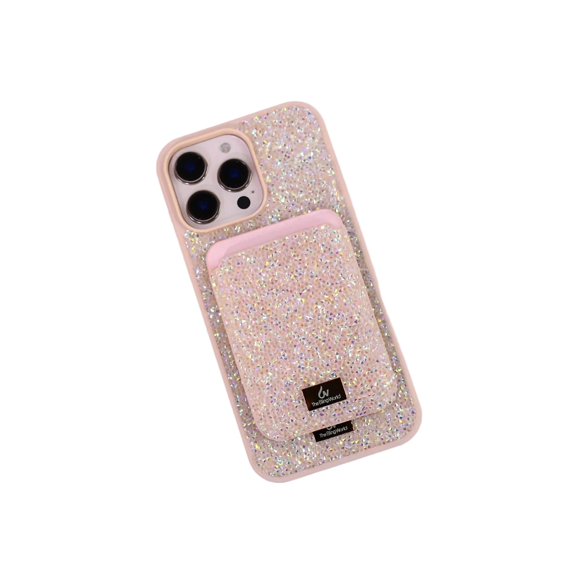 Luxury glitter phone case with rhinestones for iPhone 17