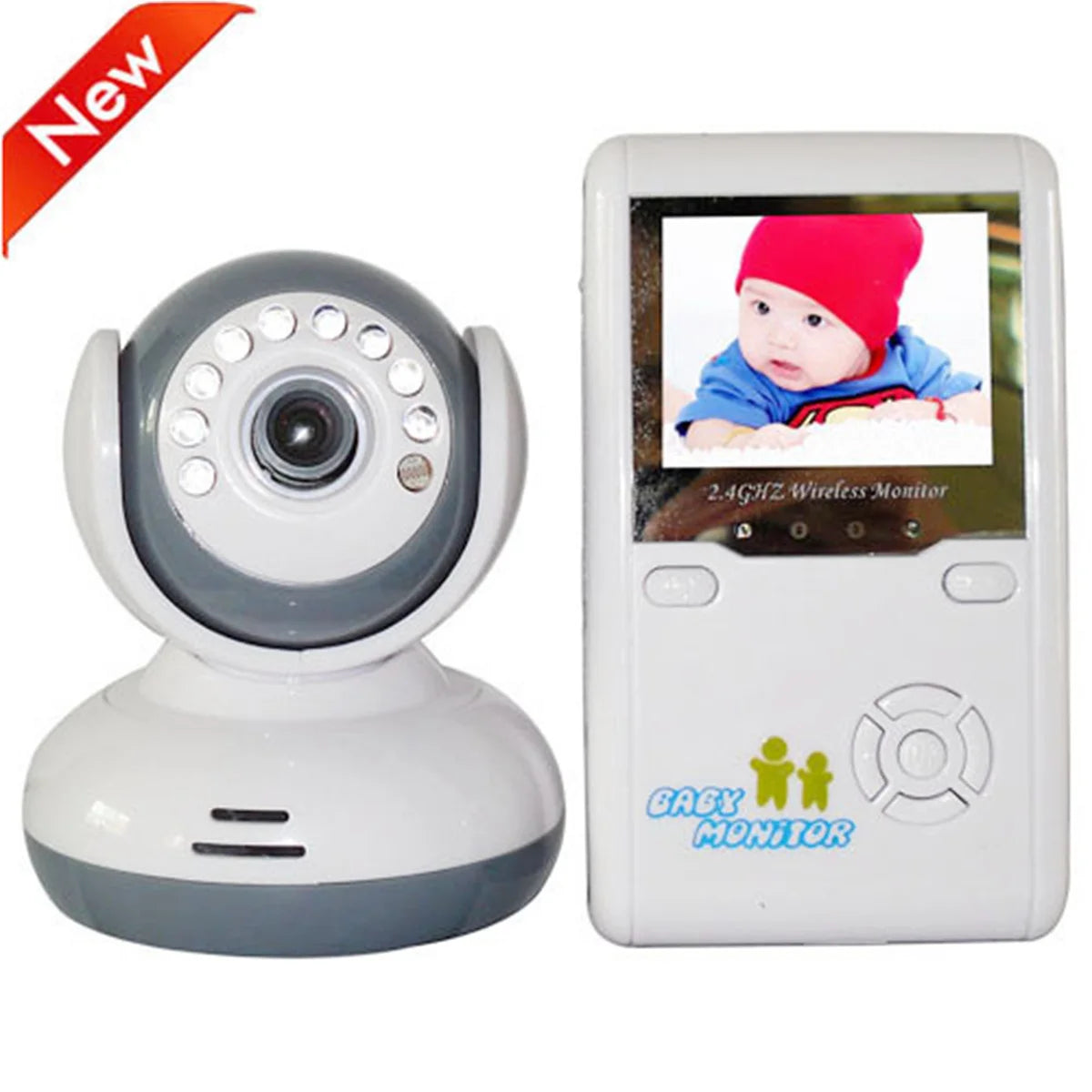 2.4 inch Baby Monitor Camera PTZ Night Vision