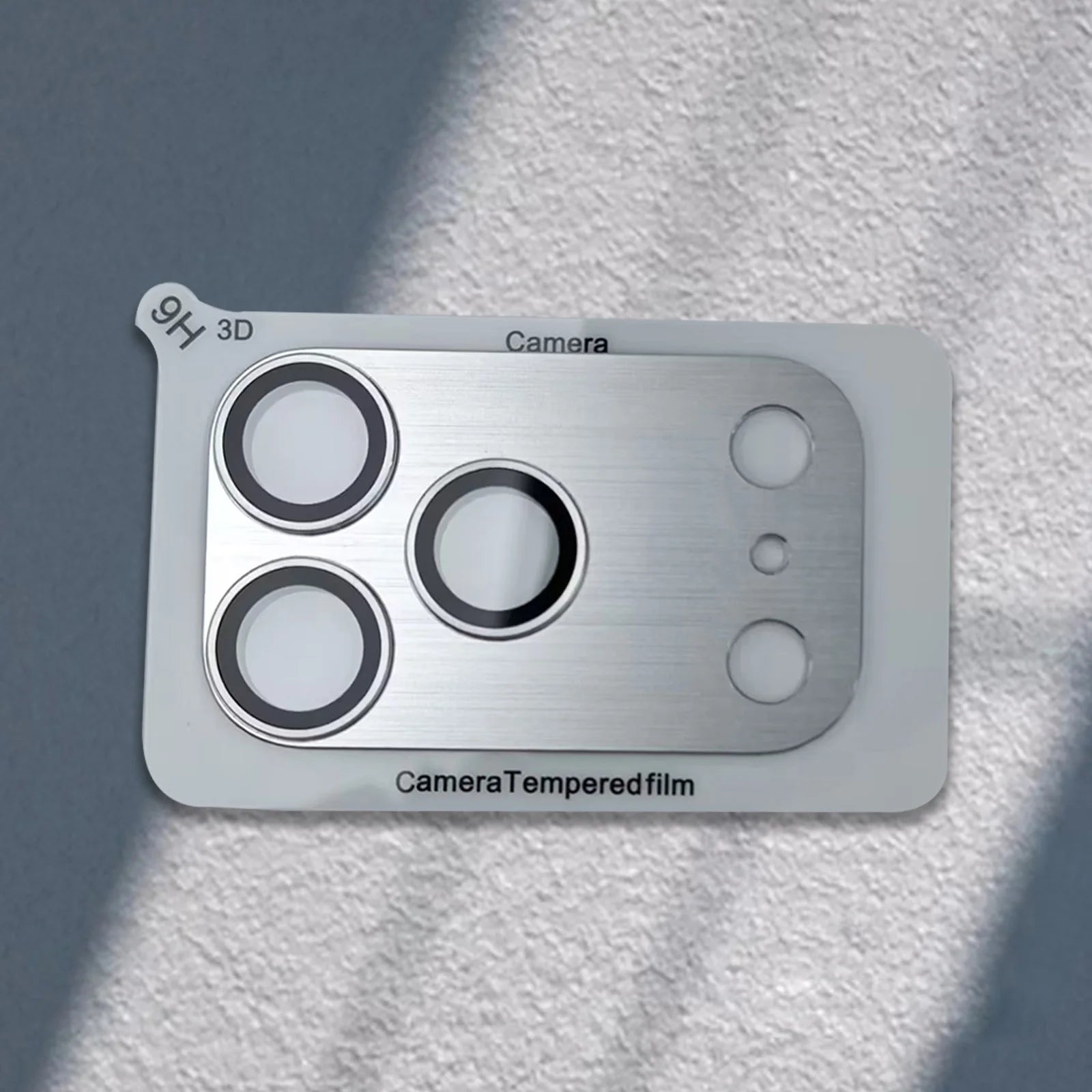 Gebürstetes Metall Kamera Schutzglas für iPhone 17 Serie
