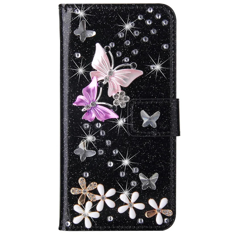 Glitter Wallet Flip Case for Samsung S25 Ultra