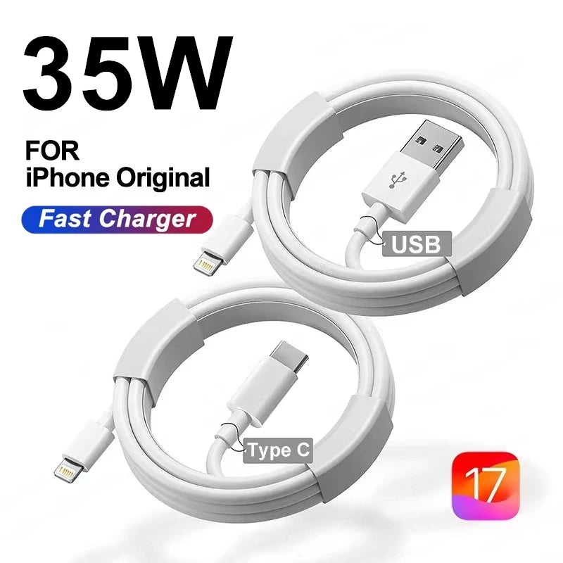 35W USB-C Schnellladekabel für iPhone