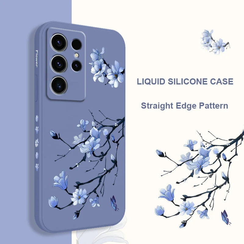 Blooming Orchidee Hülle Samsung Galaxy S25 Ultra