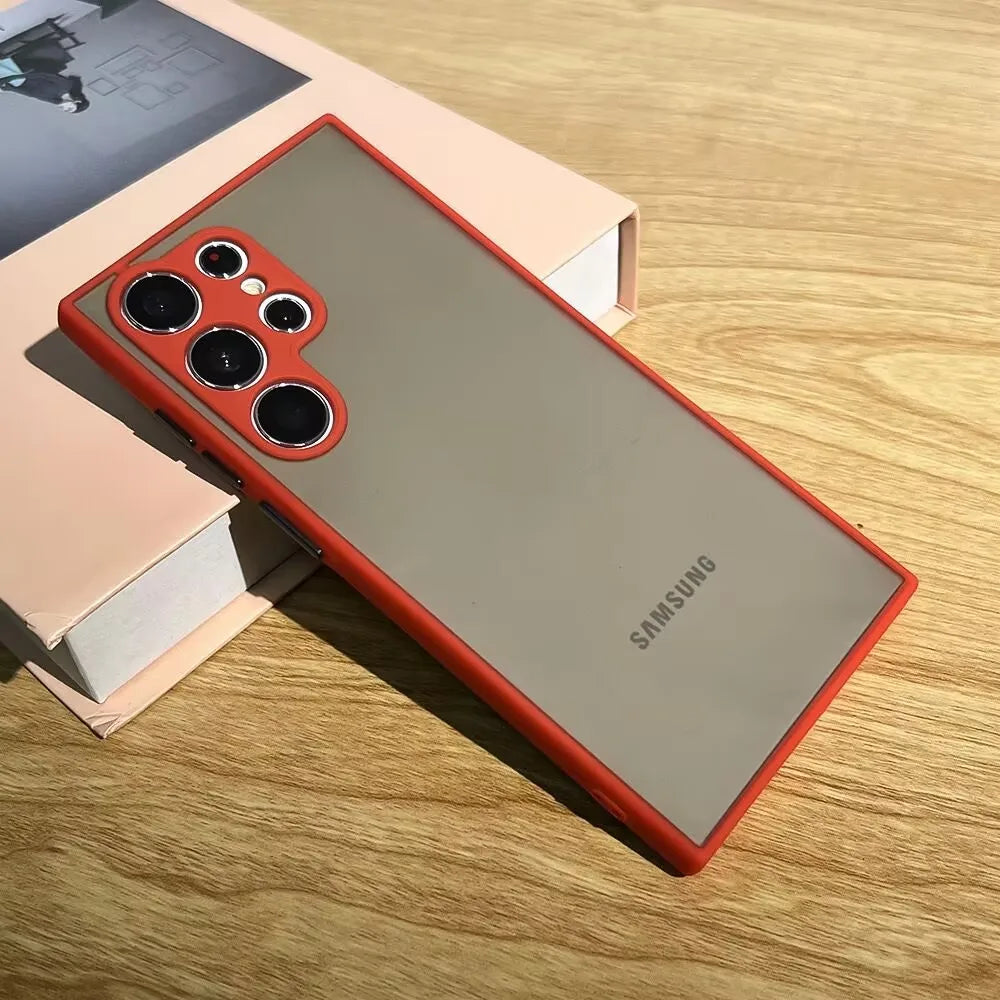 Stoßfeste Matte Hülle für Samsung Galaxy S25