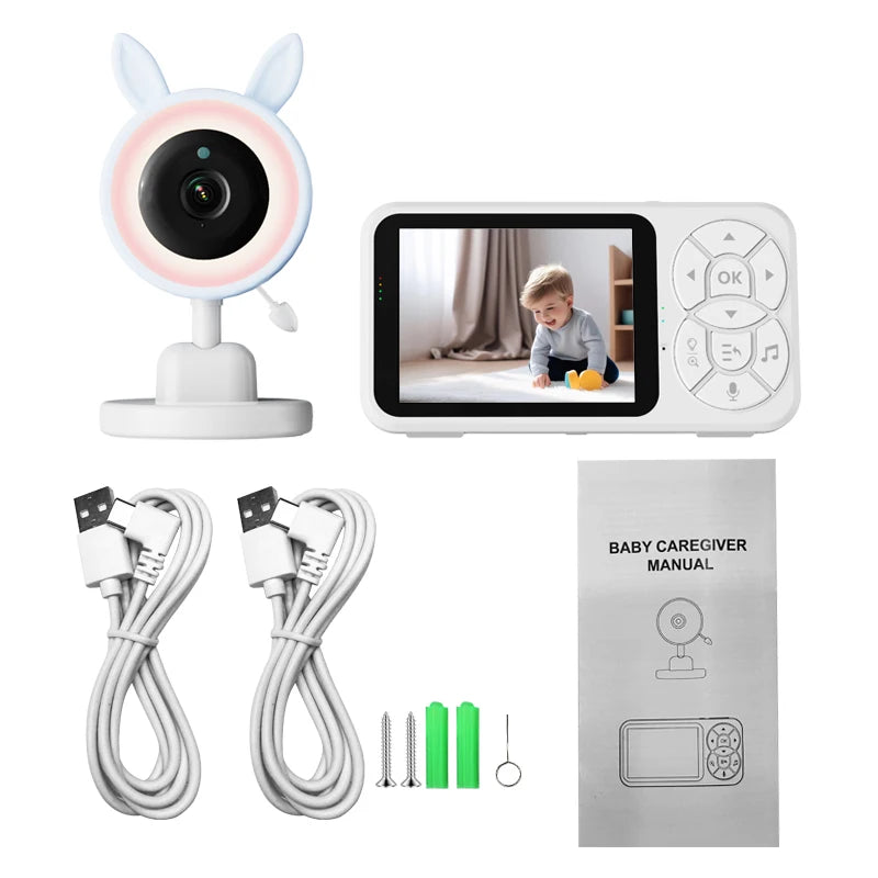3,5 Zoll Baby Monitor RGB Nachtlicht Nachtsicht