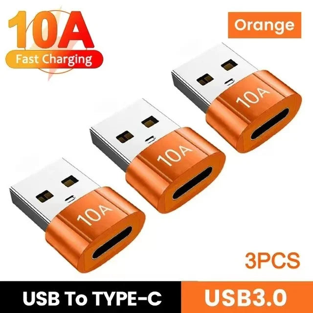 USB-zu-Typ-C Adapter 10A OTG Konverter