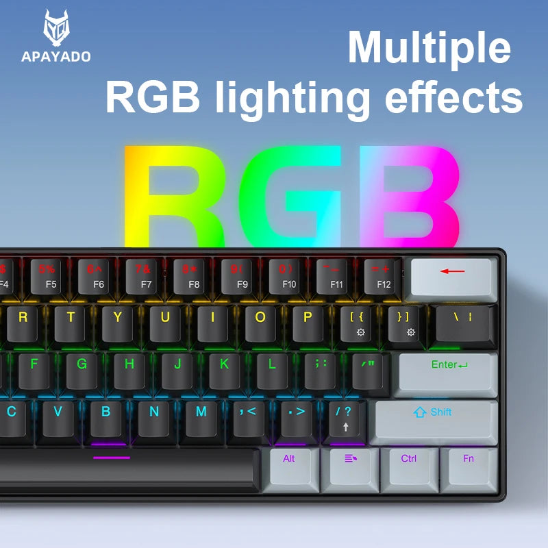 K61 60% Mechanische RGB Gaming-Tastatur
