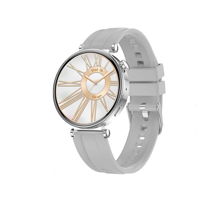 Elegant women's smartwatch GPS NFC fullscreen 2025
