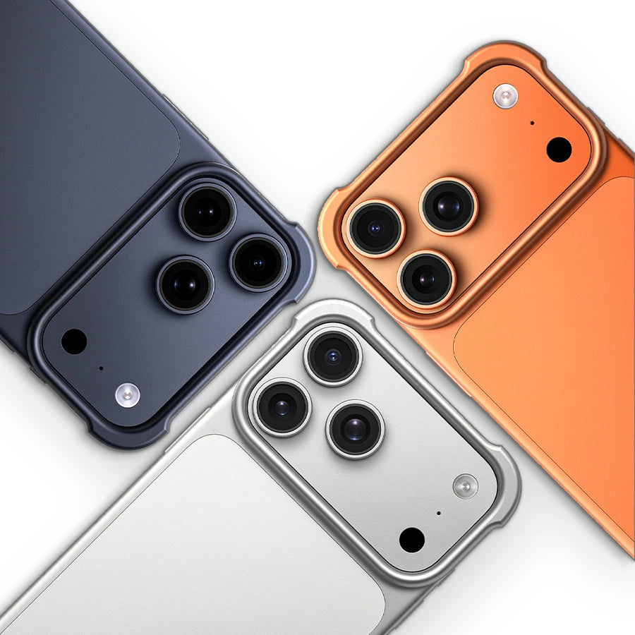 Luxus Arc Metall Bumper Hülle für iPhone 17 Pro Max