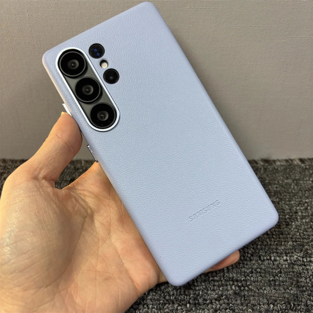 Lederhülle für Samsung S25 Ultra Magnetisch Qi