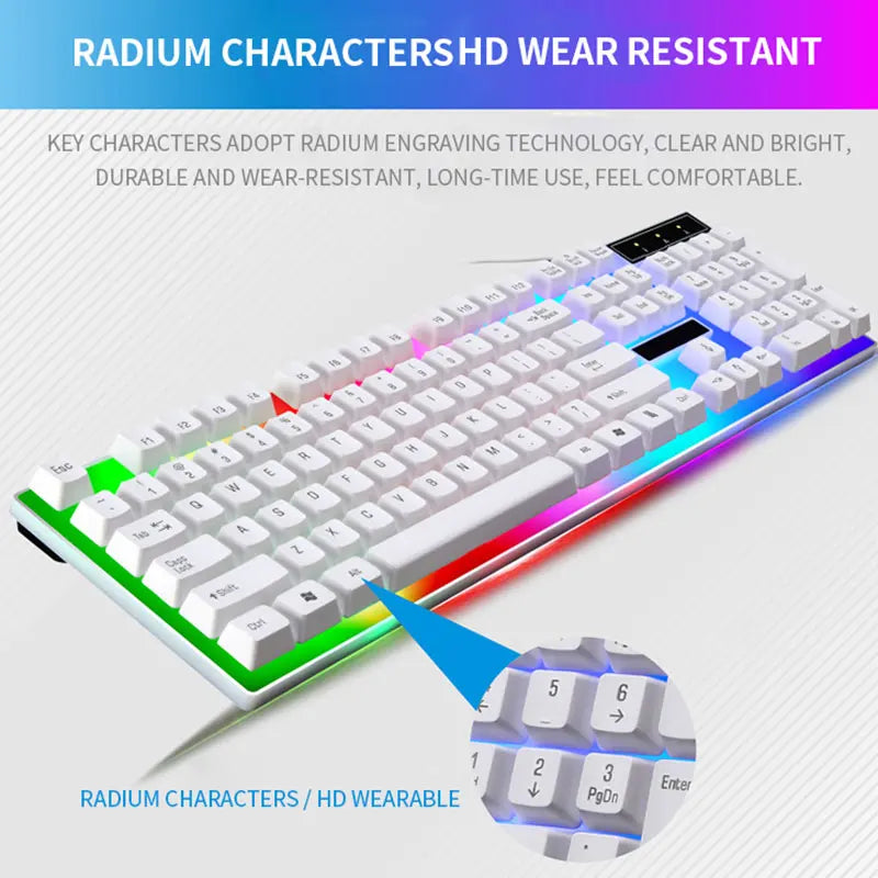 RGB Gaming Tastatur & Maus Set