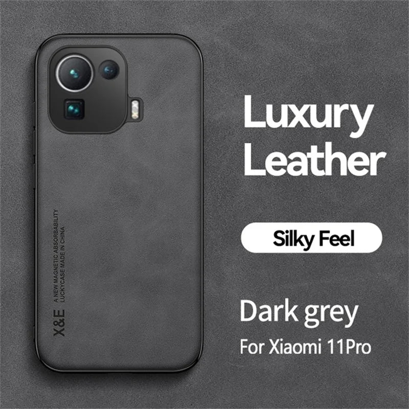 Leder Magnet Hülle für Xiaomi Mi 11