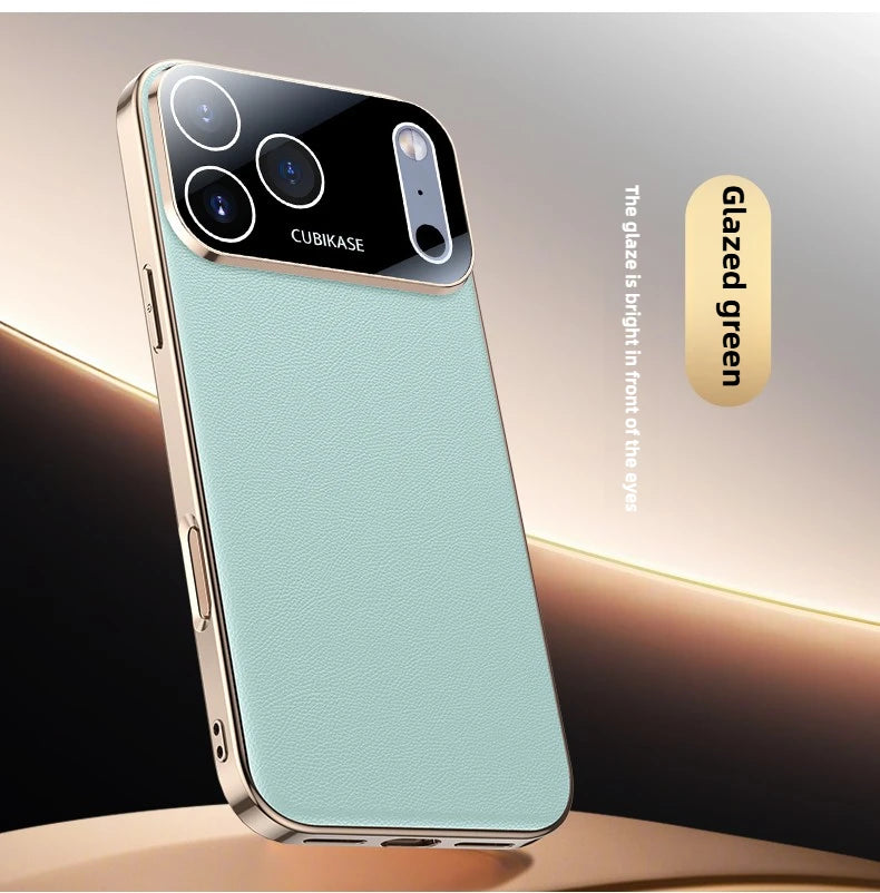 Luxus Leder Hülle für iPhone 17 Pro Max – Anti-Drop, All Inclusive