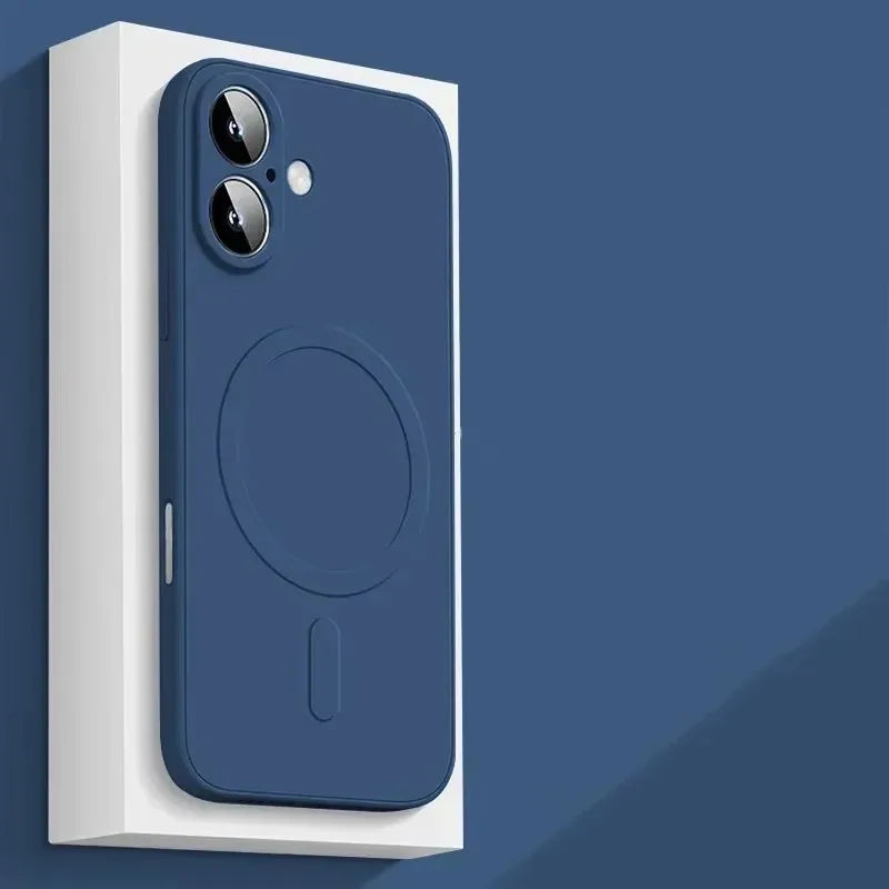 Luxus MagSafe Silikonhülle iPhone