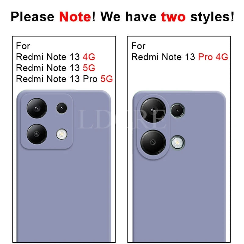 Redmi Note 13 Hülle aus Flüssigsilikon