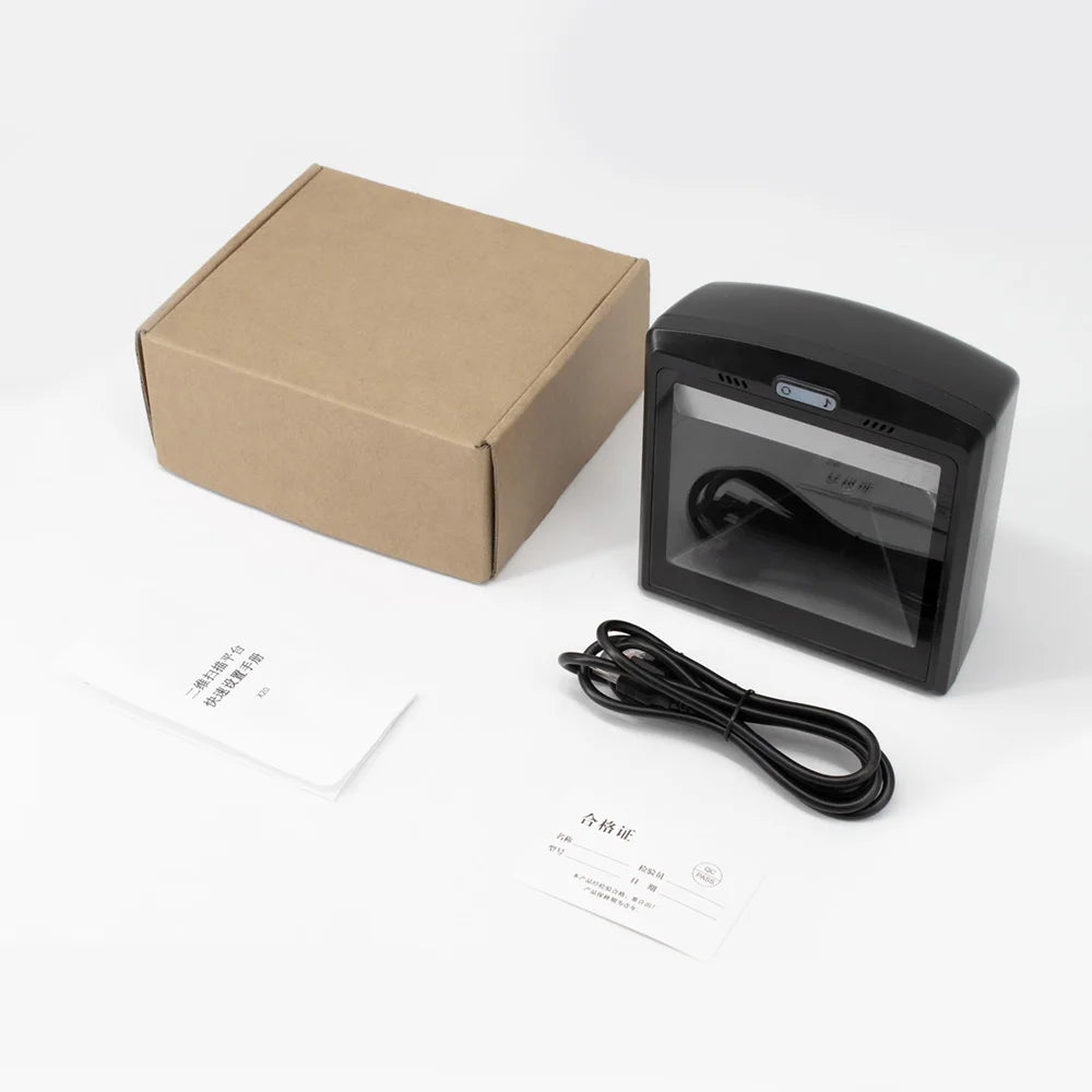 Portable 1D 2D QR barcode scanner for logistics
