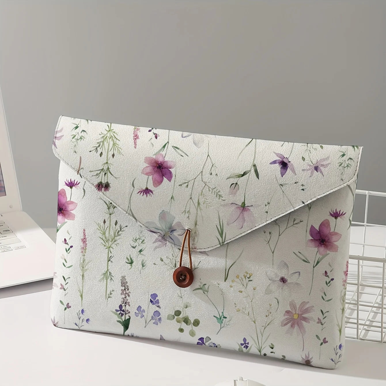 Laptoptasche Blumenmuster weich