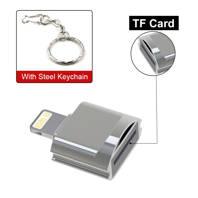 Micro SD TF card reader Lightning for iPhone