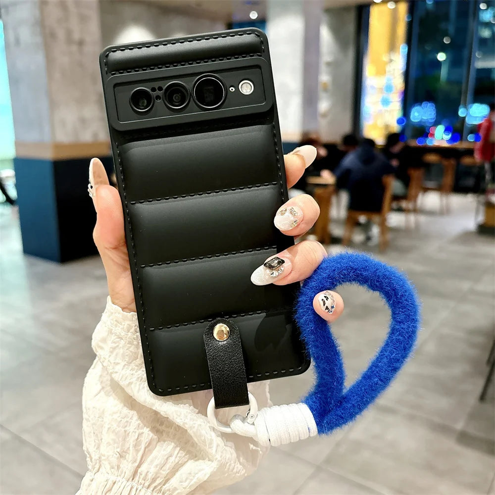 Stylish TPU case with lanyard for Pixel 8
