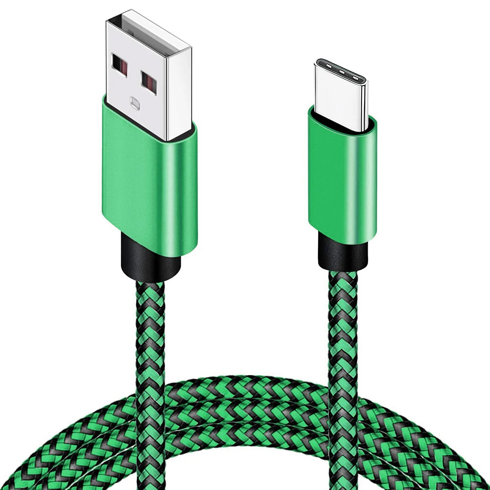 USB Typ-C Schnellladekabel Nylon 1-3m