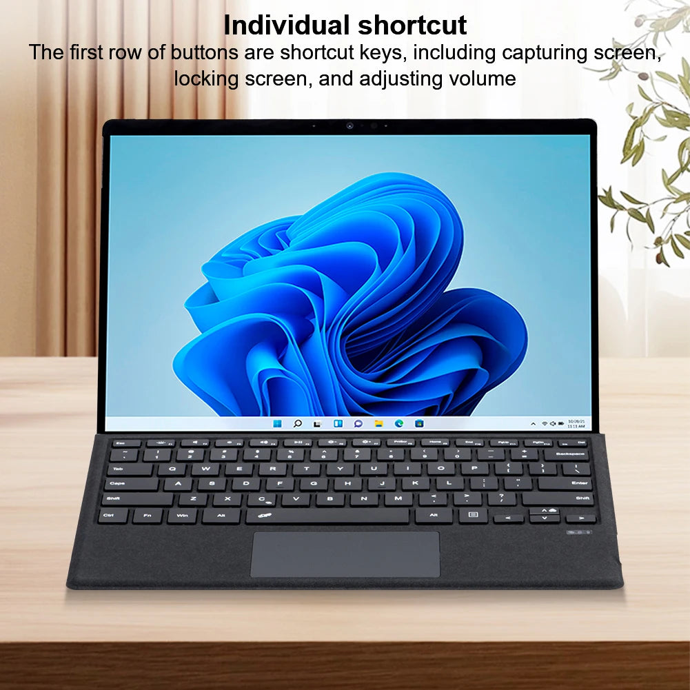 Bluetooth Tastatur mit Trackpad für Surface Pro