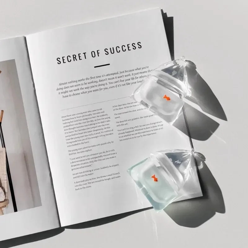 Transparente Silikon Fische Hülle für AirPods Pro