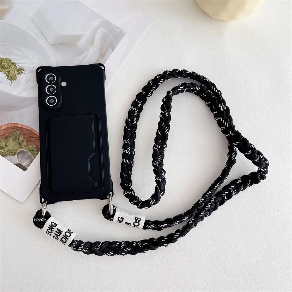 Geflochtener Crossbody Lanyard für Samsung Galaxy