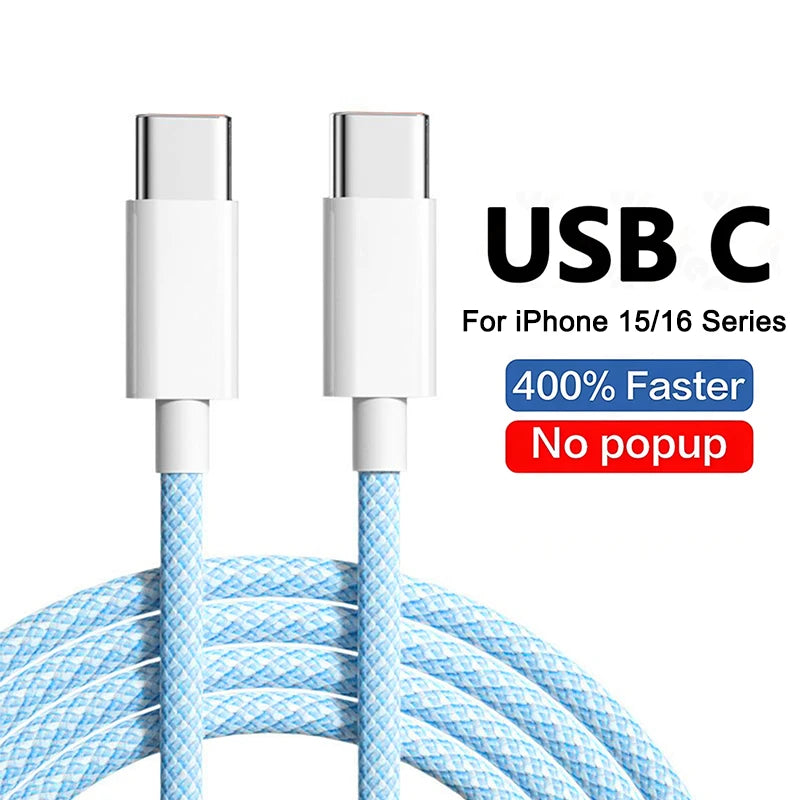 PD 60W Fast Charger USB-C to Type-C Cable
