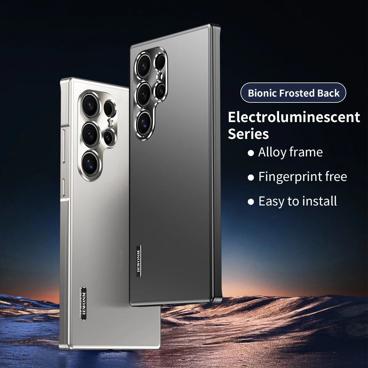 Magnetic aluminum case for Samsung S25 Ultra