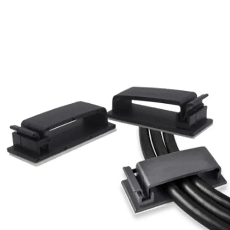 Selbstklebende Kabelclips für Büro, TV und PC